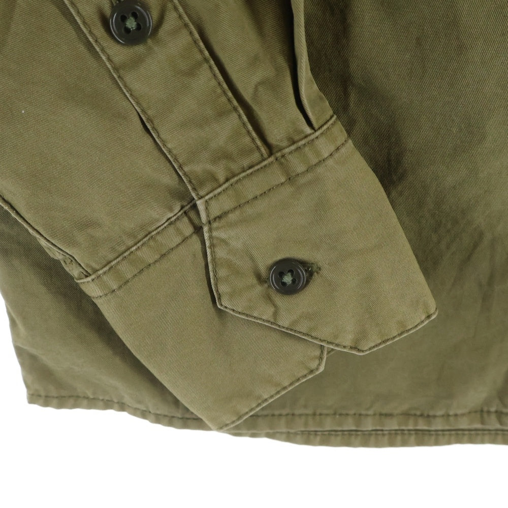 WTAPS(ダブルタップス) ワッペン付ミリタリーシャツジャケット カーキ 131LTDT-SHM02