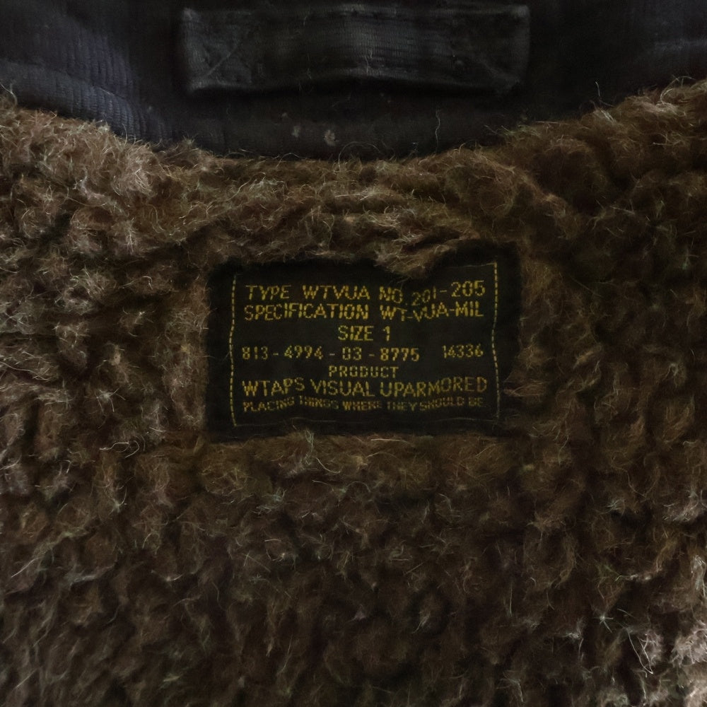 WTAPS(ダブルタップス) 襟ボアデッキジャケット ネイビー 122GWDT-JKM02