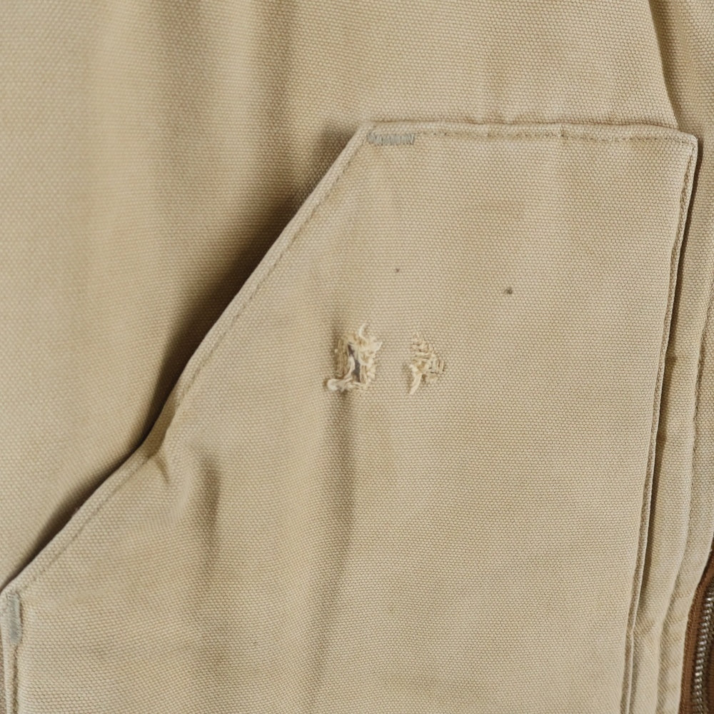 CARHARTT(カーハート) ダックベスト コットンジップアッブ ベージュ
