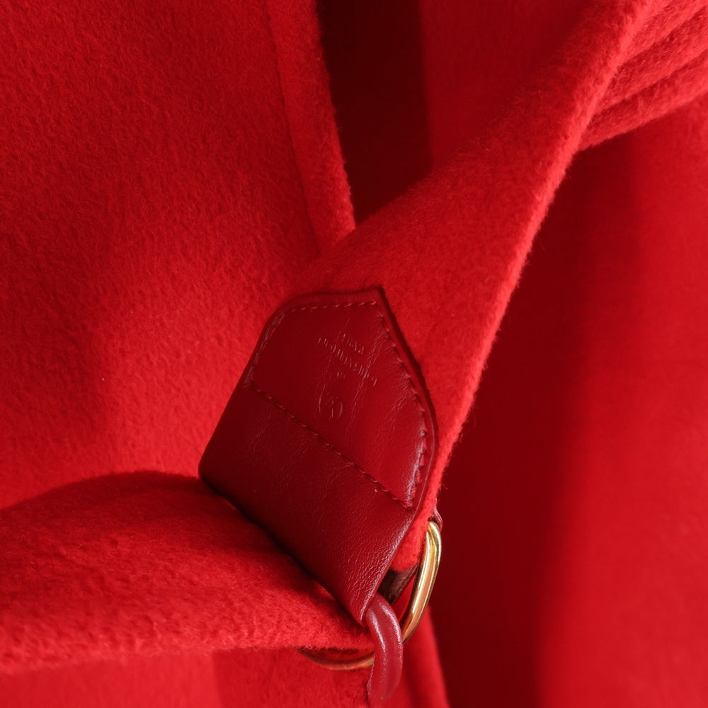LOUIS VUITTON(ルイヴィトン) モノグラム メルトン ウール コート FJC012NUV レッド レディース
