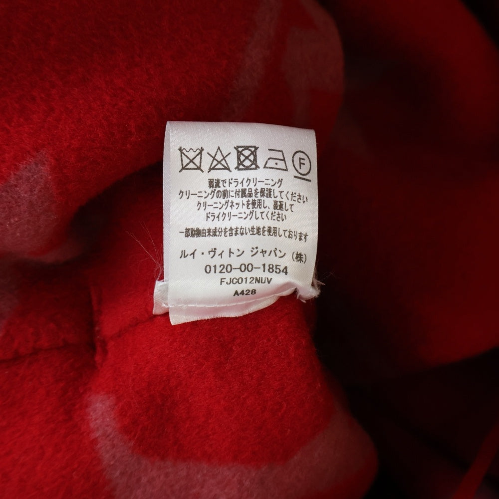 LOUIS VUITTON(ルイヴィトン) モノグラム メルトン ウール コート FJC012NUV レッド レディース