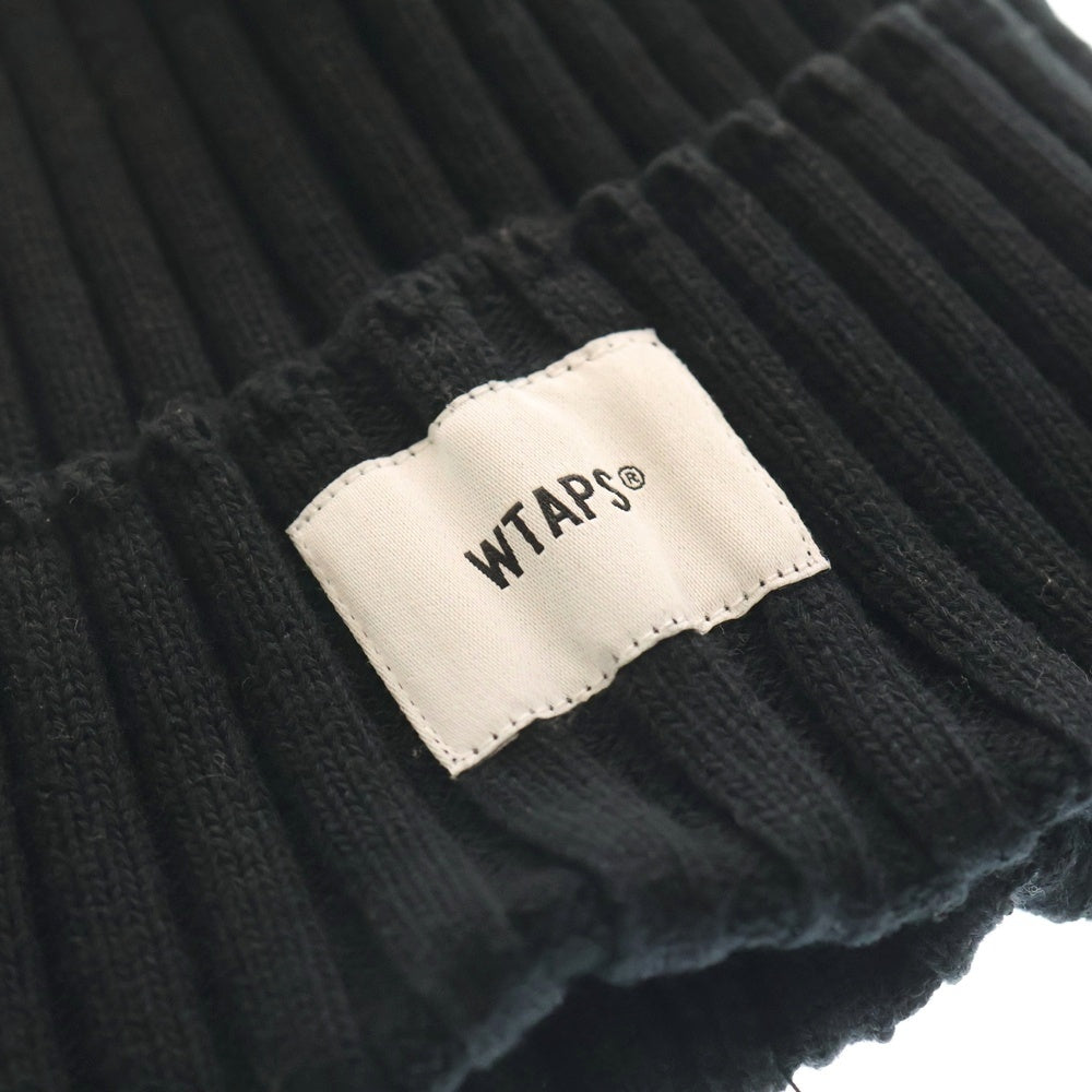 WTAPS(ダブルタップス) 21SS ビーニー ニットキャップ 帽子 ブラック 211MADT-HT01