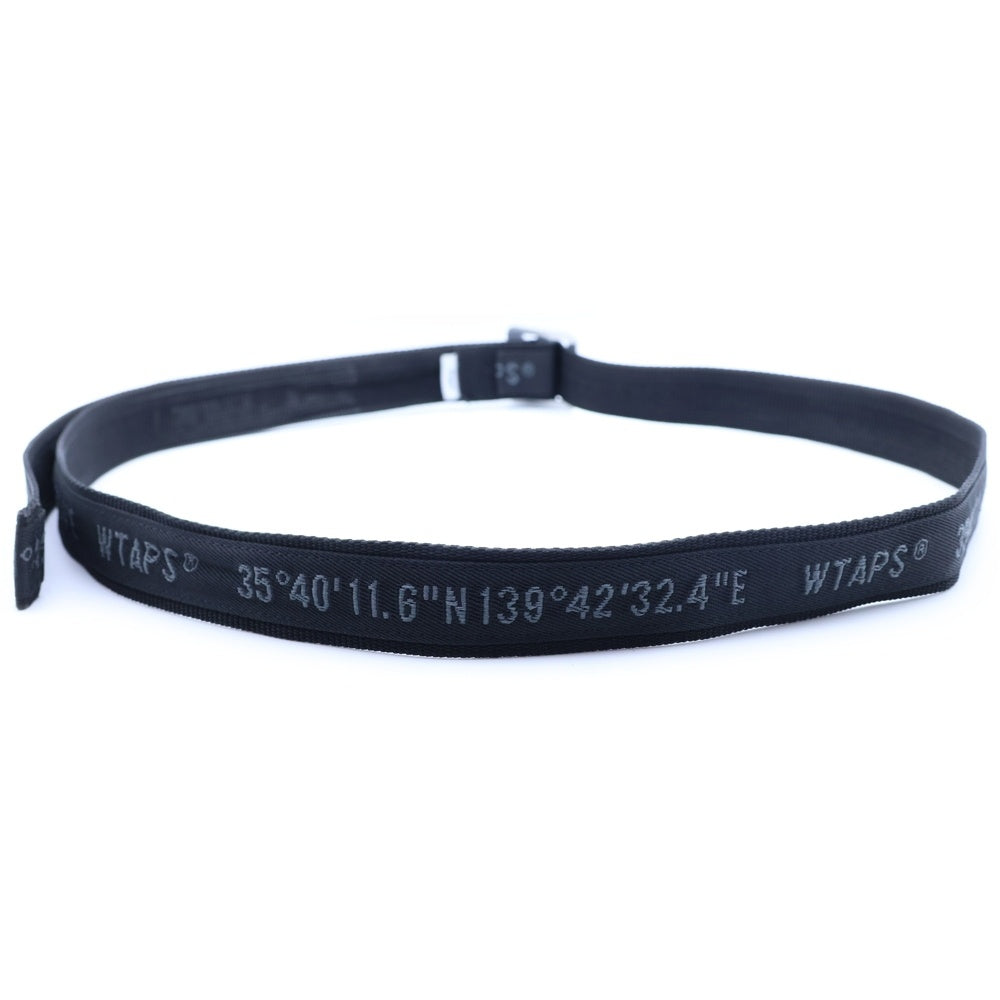 WTAPS(ダブルタップス) 21AW WEBBING BELT キャンバスベルト ブラック
