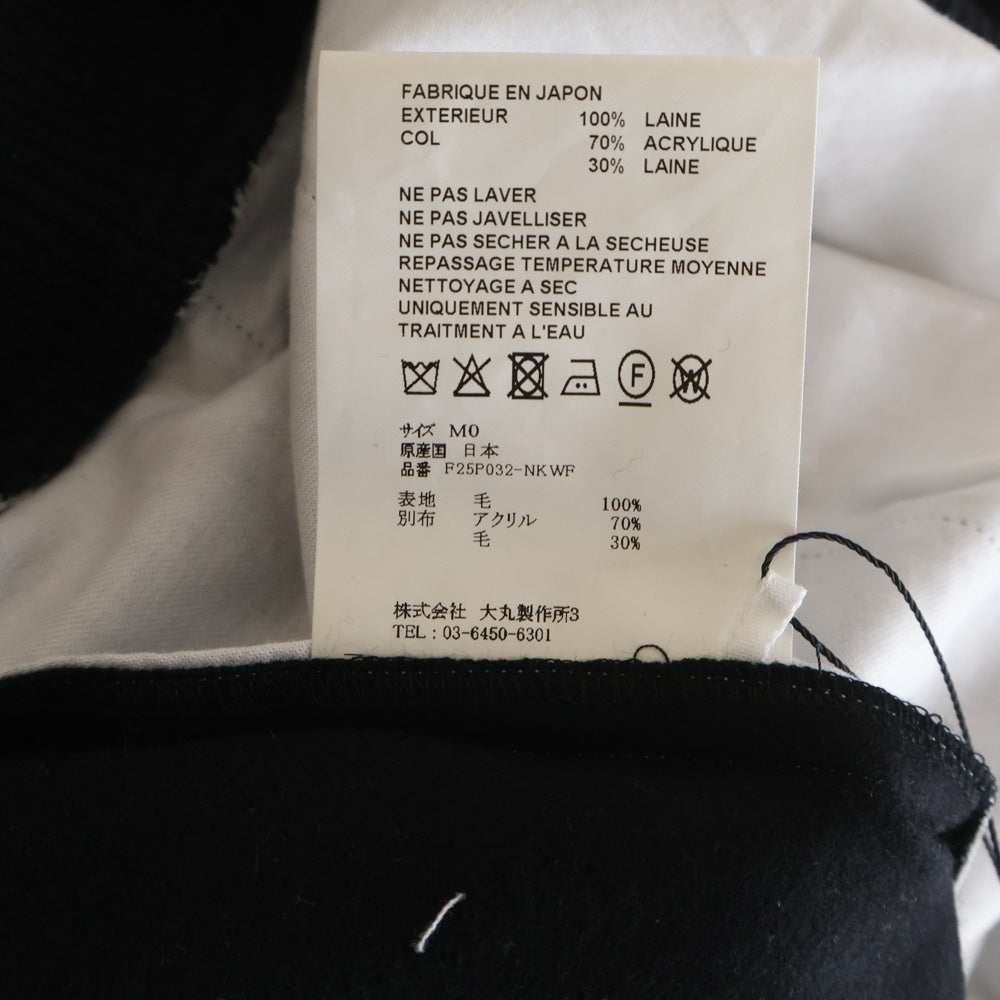 OVERCOAT(オーバーコート) 25AW イージー スラックスパンツ トラウザーズ ブラック F25P032-NKWF