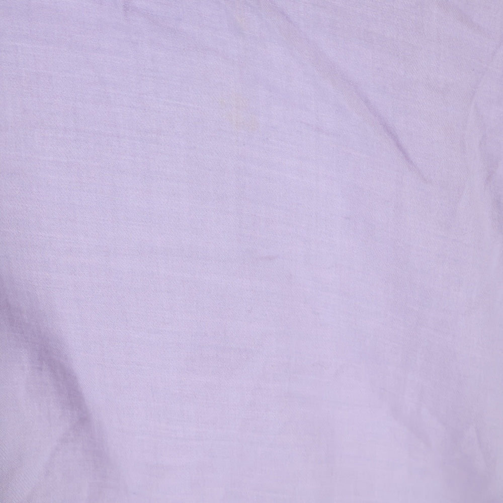 YOKE(ヨーク) GARMENT DYED COTTON SILK TWILL SHIRT ガーメントダイ シルク混 コットン ツイル 長袖シャツ パープル YK25SS0937SH