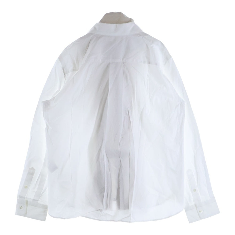 Sacai(サカイ) 25SS Poplin Shirt ポプリンシャツ ホワイト 25-03778M