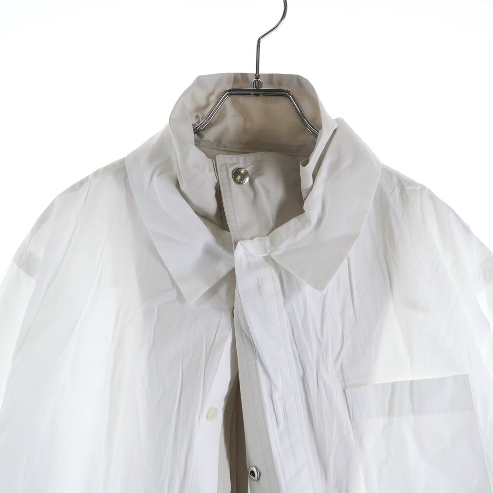 Sacai(サカイ) 25SS Poplin Shirt ポプリンシャツ ホワイト 25-03778M