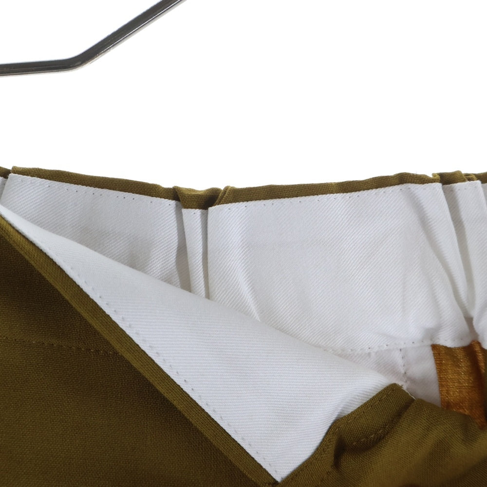 OVERCOAT(オーバーコート) ウール スラックスパンツ 23P016-NKWT ブラウン