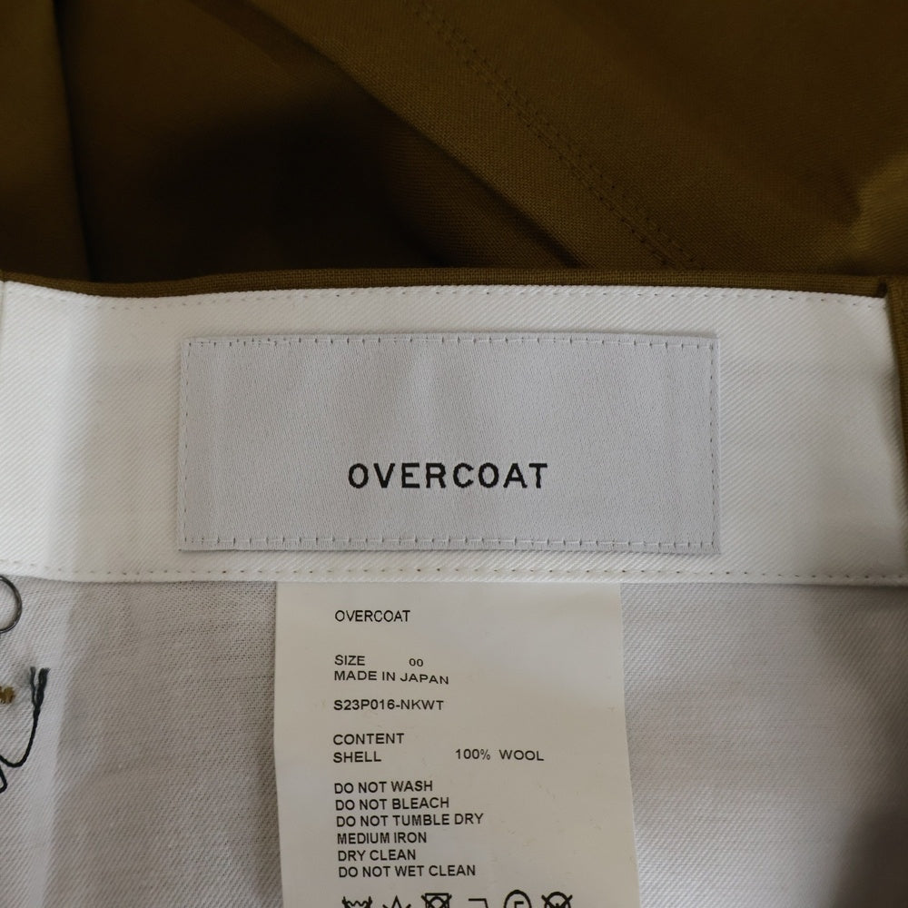 OVERCOAT(オーバーコート) ウール スラックスパンツ 23P016-NKWT ブラウン
