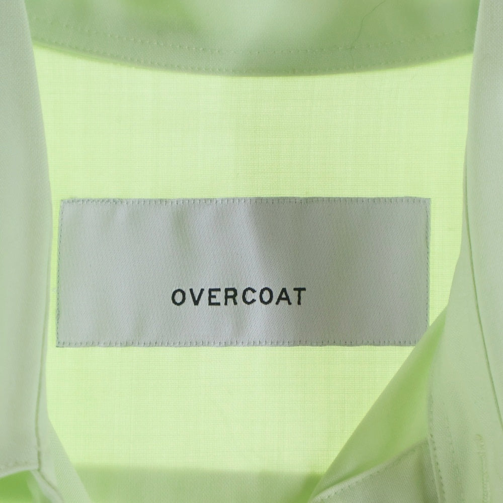 OVERCOAT(オーバーコート) 長袖ウールシャツ ライトグリーン 23T01-NKWS