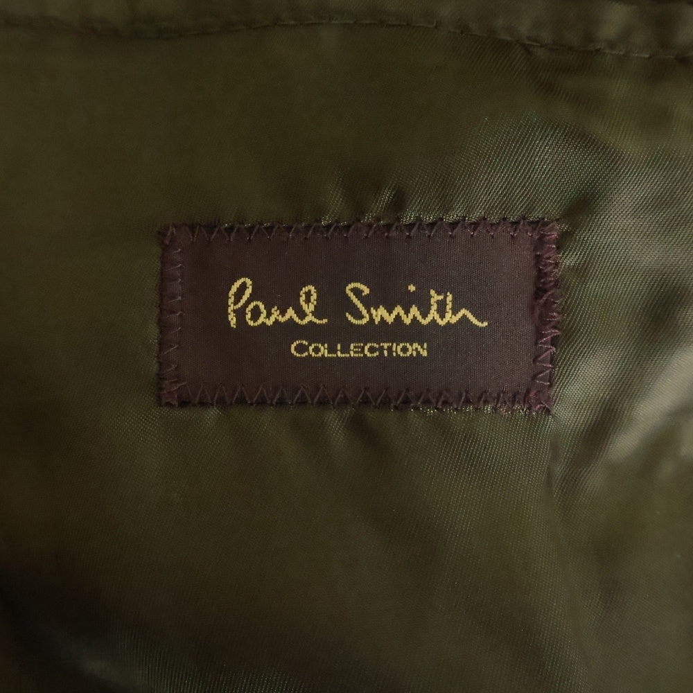 Paul Smith(ポールスミス) レザーテーラードジャケット ブラウン