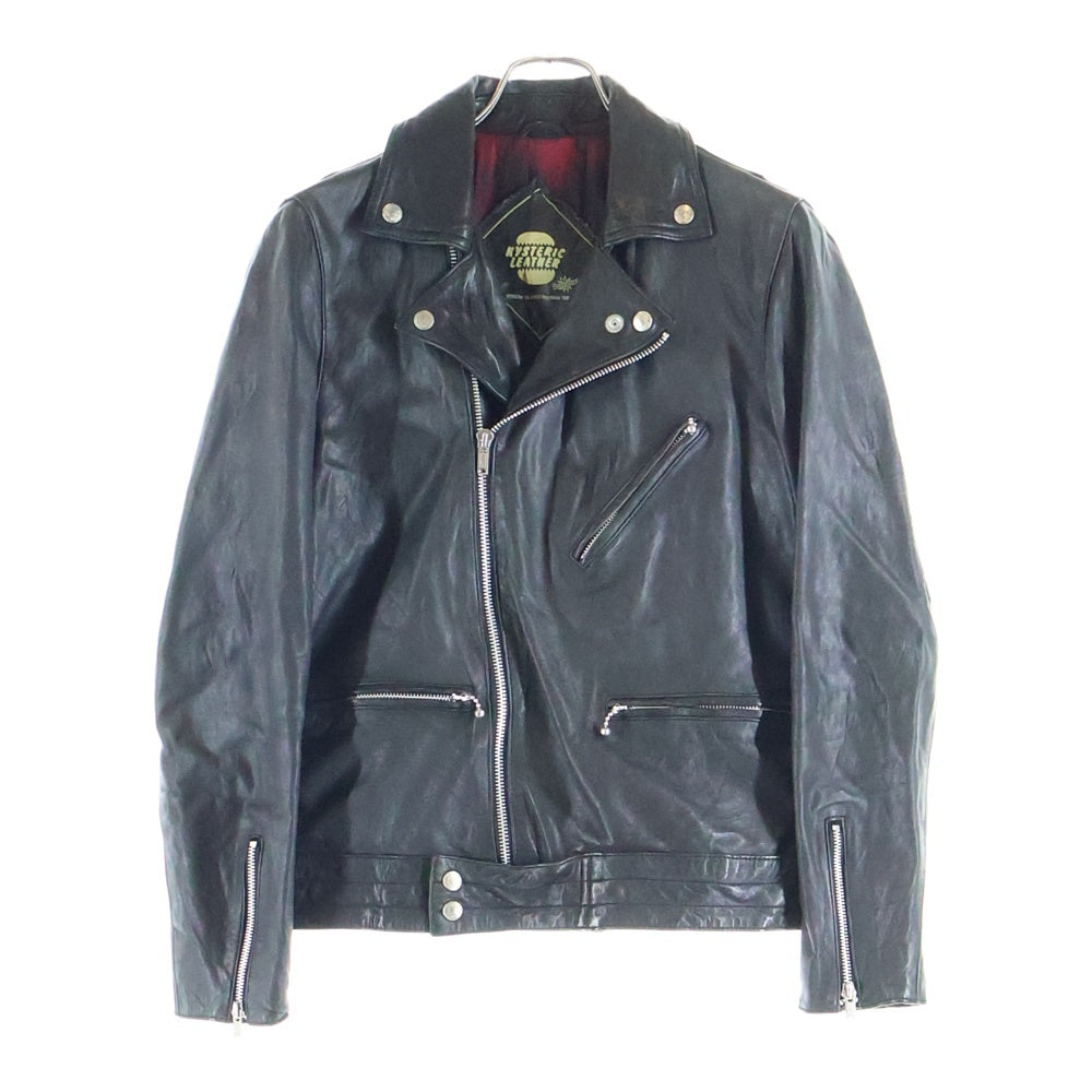 HYSTERIC GLAMOUR(ヒステリックグラマー) ダブルライダースジャケット 4LB-1972 ブラック