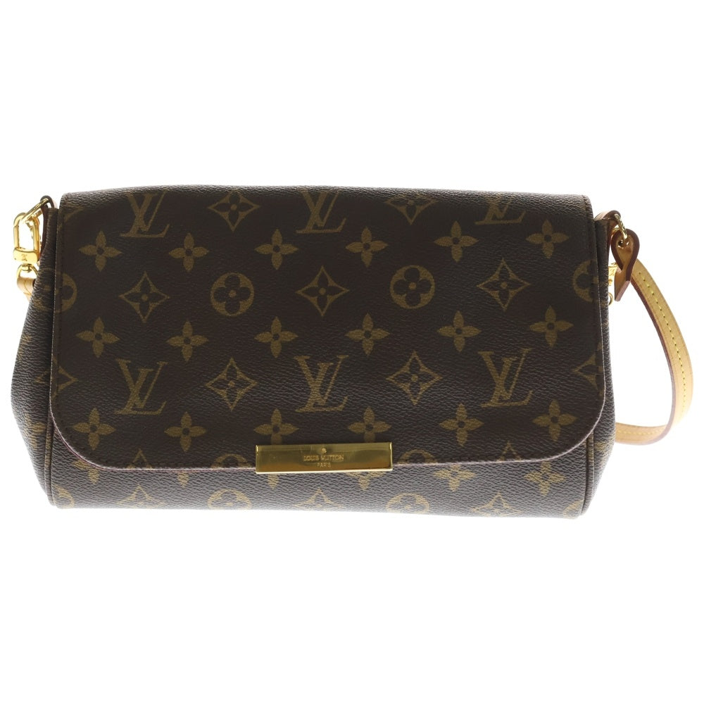 LOUIS VUITTON(ルイヴィトン) モノグラム フェイボリットMM M40718 ブラウン PVC ショルダーバッグ レディース