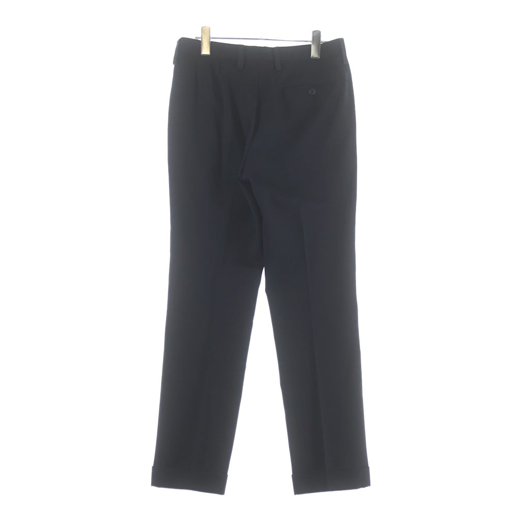 Paul Smith(ポールスミス) セットアップスーツ サテンパイピング ウール 2B テーラードジャケット ノータック スラックスパンツ ブラック PM-ST-38663