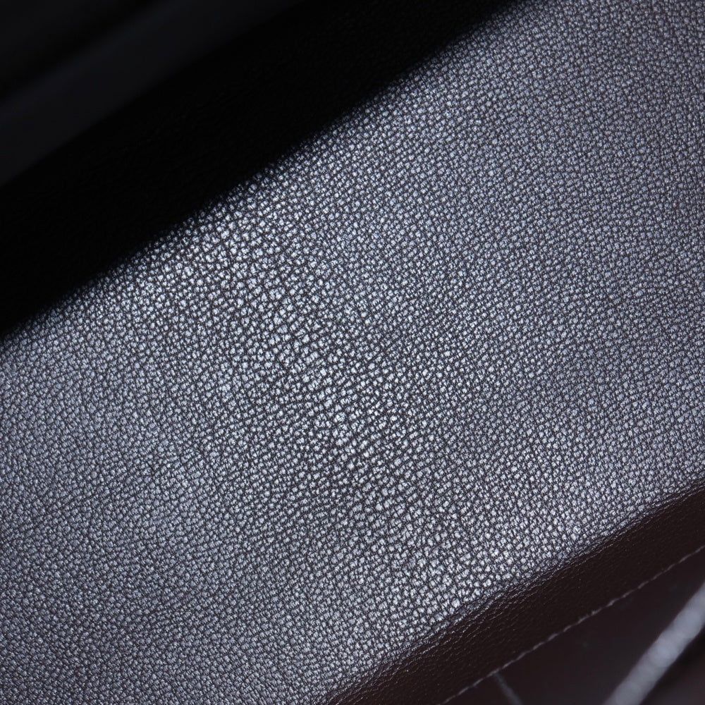 HERMES(エルメス) ケリー28 外縫い ルージュセリエ エプソン 2wayハンドバッグ ショルダーバッグ シルバー金具 □L刻印 レディース