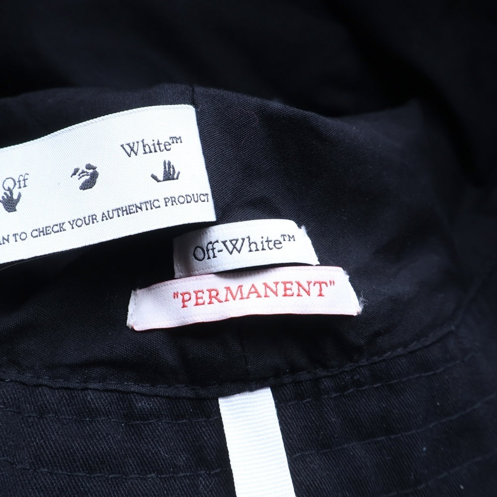 OFF-WHITE(オフホワイト) ロゴバケットハット ブラック