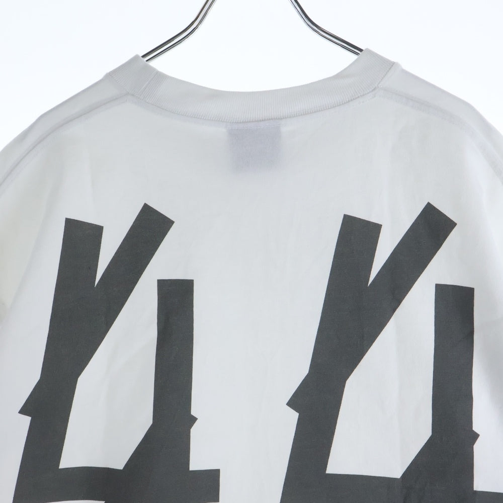 NO BRAND(ノーブランド) フロントフォトプリント半袖Tシャツ