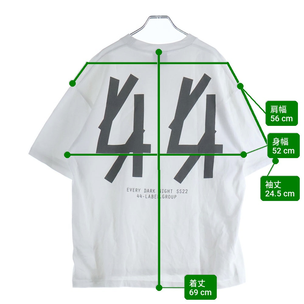 NO BRAND(ノーブランド) フロントフォトプリント半袖Tシャツ