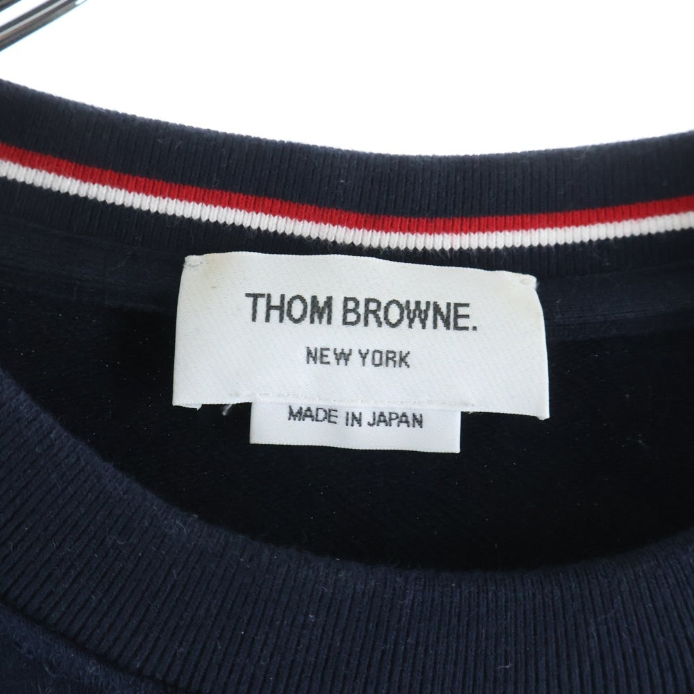 THOM BROWNE(トムブラウン) 4bar スウェットトレーナー ネイビー