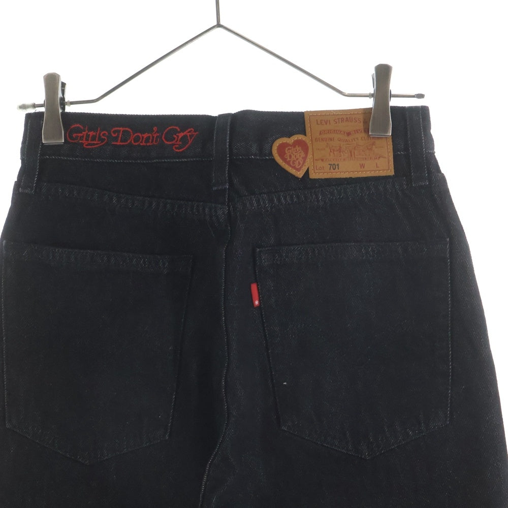 Girls Don't Cry(ガールズドントクライ) Levi's 701 ×リーバイス デニムパンツ ブラック