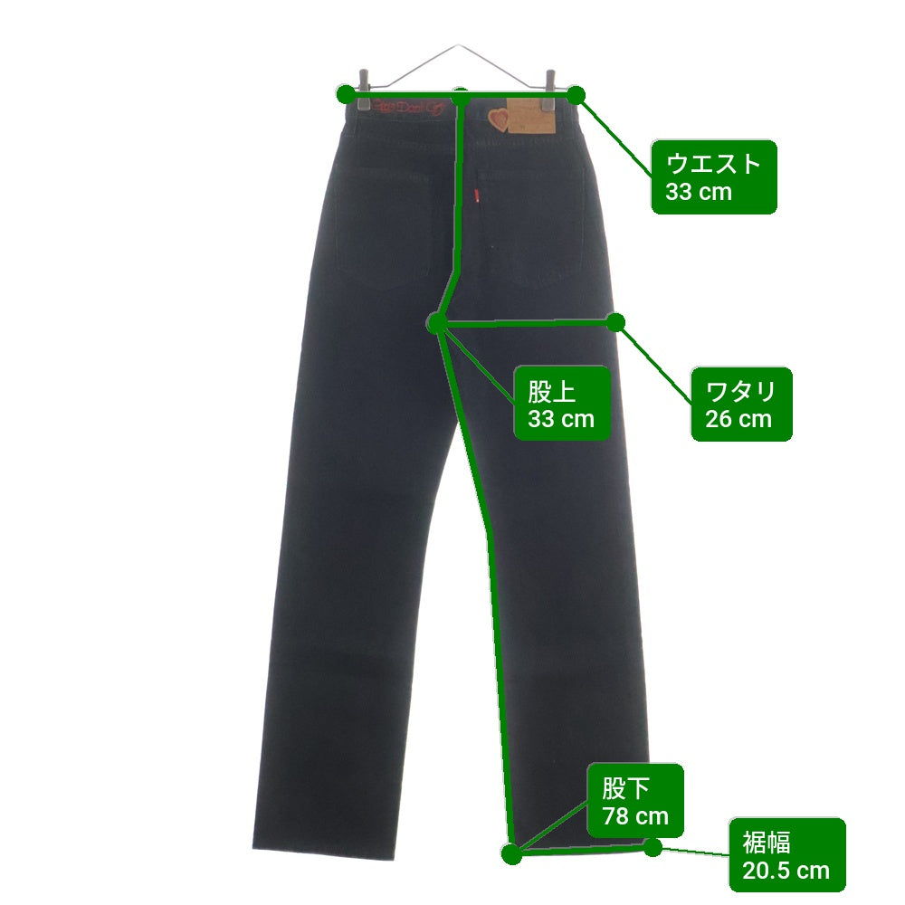 Girls Don't Cry(ガールズドントクライ) Levi's 701 ×リーバイス デニムパンツ ブラック