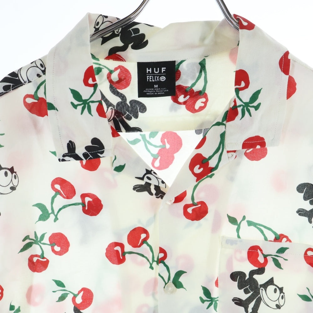 HUF(ハフ) ×FELIX レーヨン半袖シャツ