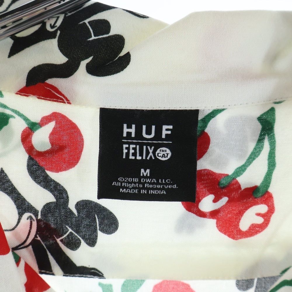 HUF(ハフ) ×FELIX レーヨン半袖シャツ