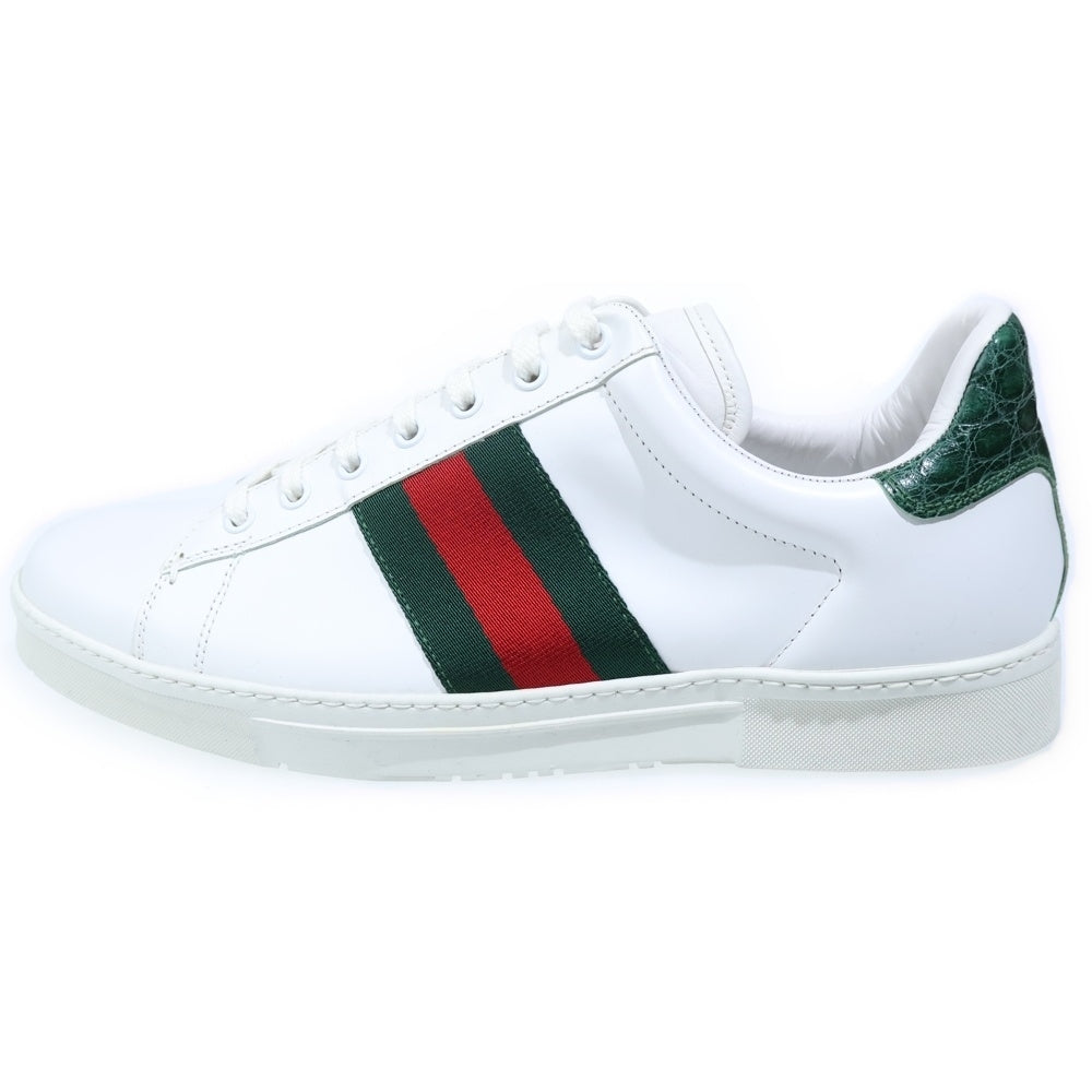 GUCCI(グッチ) エース レザローカットースニーカー ホワイト 125375