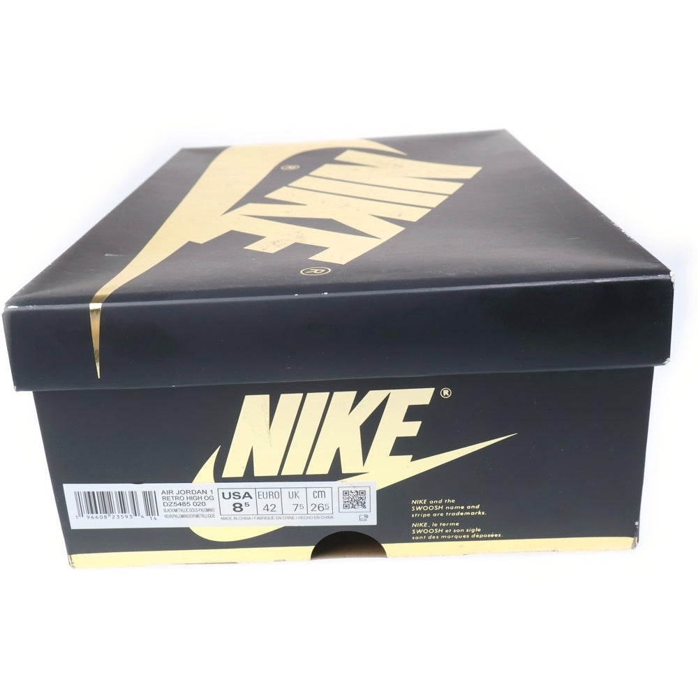NIKE(ナイキ) AIR JORDAN 1 RETRO HIGH OG PALOMINO エアジョーダン1 レトロ パロミノ ハイカットスニーカー ブラウン/ブラック US8.5/26.5cm DZ5485-020