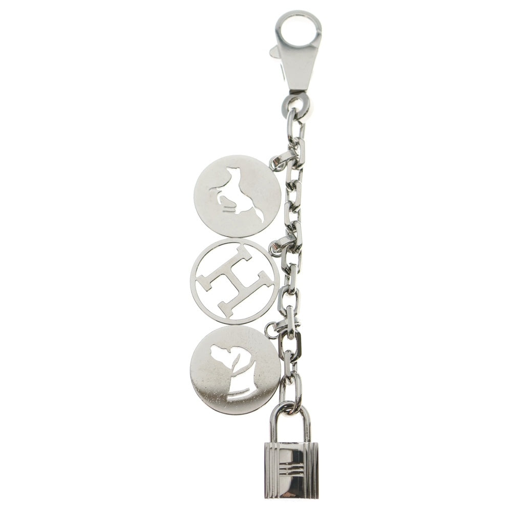 HERMES(エルメス) エルメス アミュレット 4ブルロックチャーム バッグチャーム キーホルダー シルバー チェーン レディース