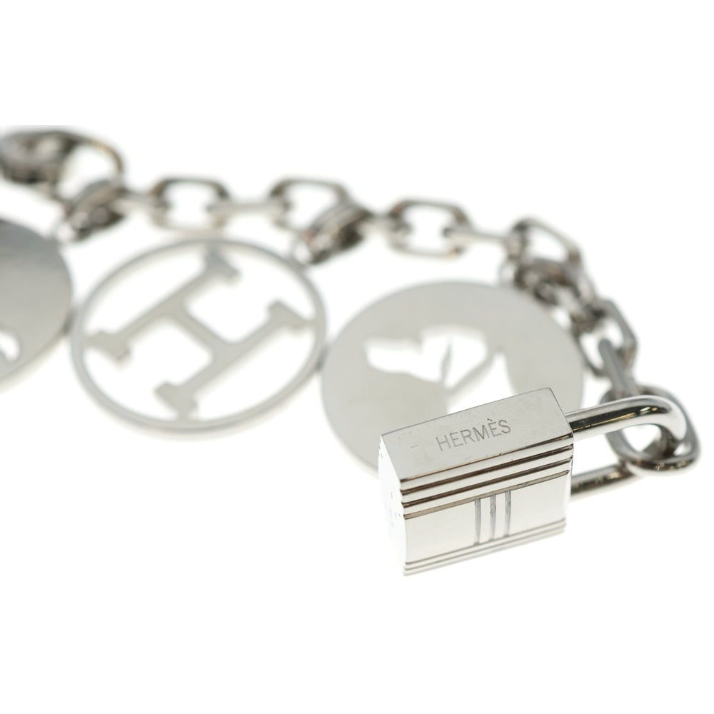 HERMES(エルメス) エルメス アミュレット 4ブルロックチャーム バッグチャーム キーホルダー シルバー チェーン レディース