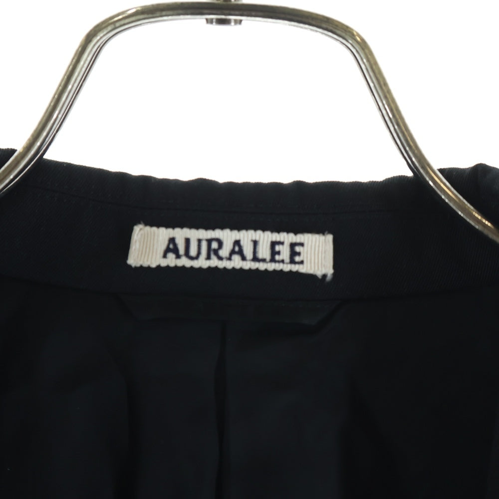 AURALEE(オーラリー) 23AW LIGHT WOOL MAX GABARDINE JACKET ライト ウール マックス ギャバジン テーラードジャケット ブラック A23AJ01MG