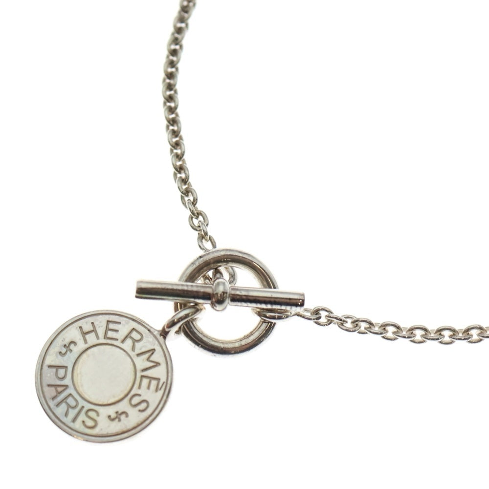 HERMES(エルメス) アミュレットクルードセリエ ネックレス ペンダント チェーン シルバー SV925 10.9g レディース