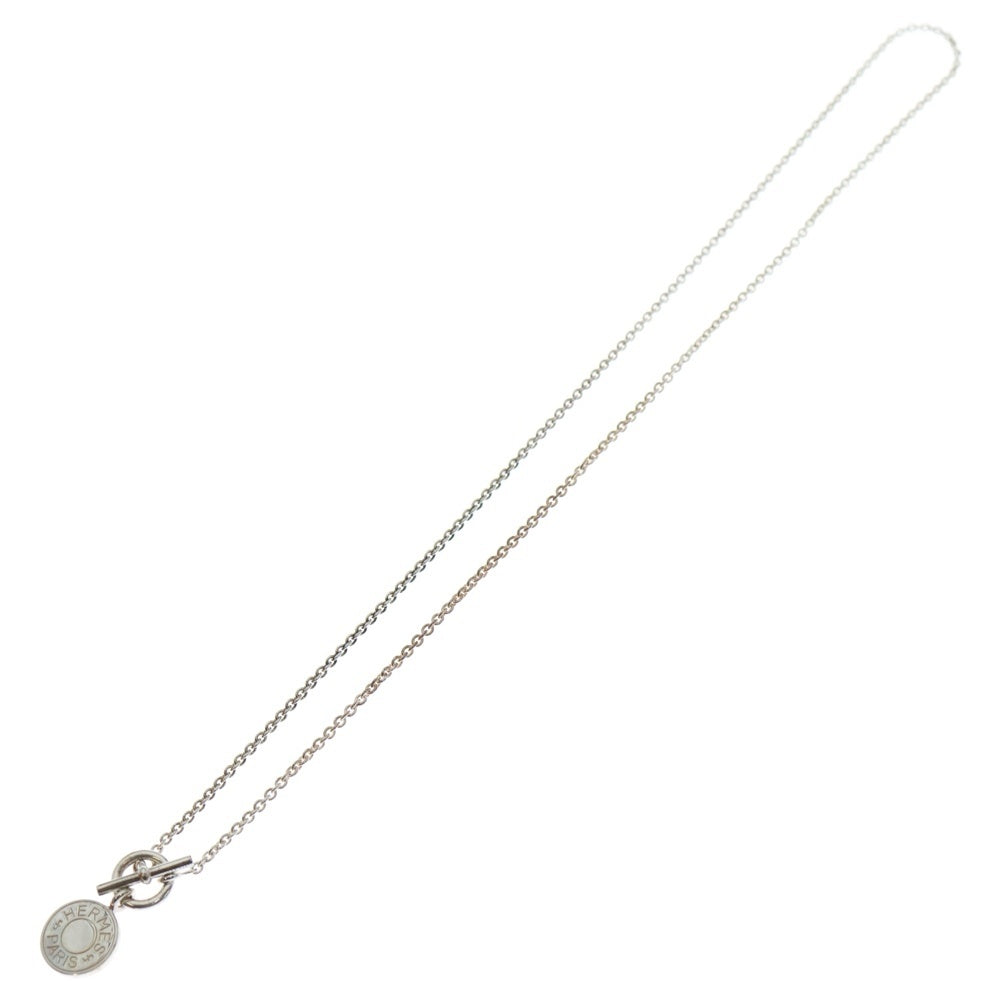 HERMES(エルメス) アミュレットクルードセリエ ネックレス ペンダント チェーン シルバー SV925 10.9g レディース