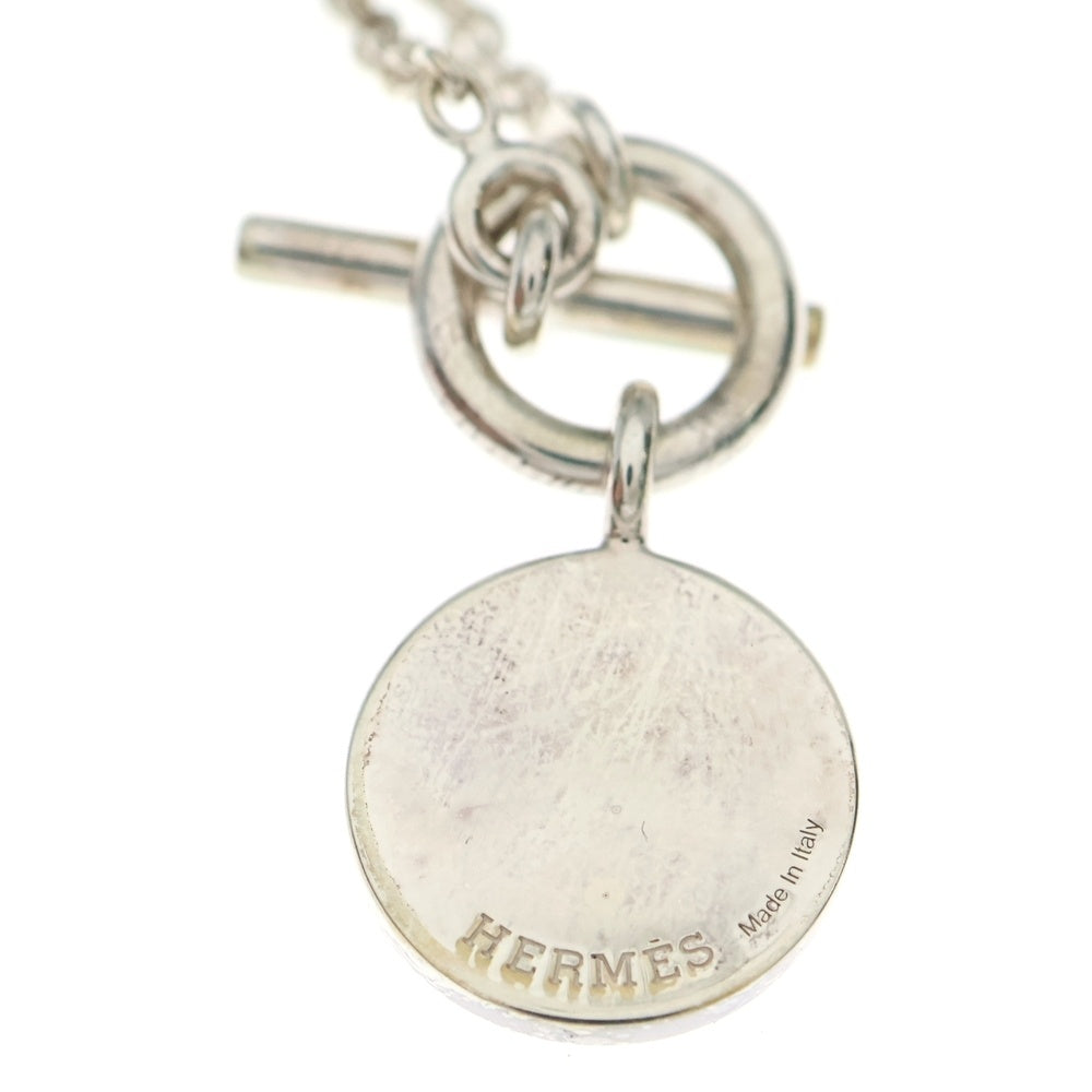 HERMES(エルメス) アミュレットクルードセリエ ネックレス ペンダント チェーン シルバー SV925 10.9g レディース