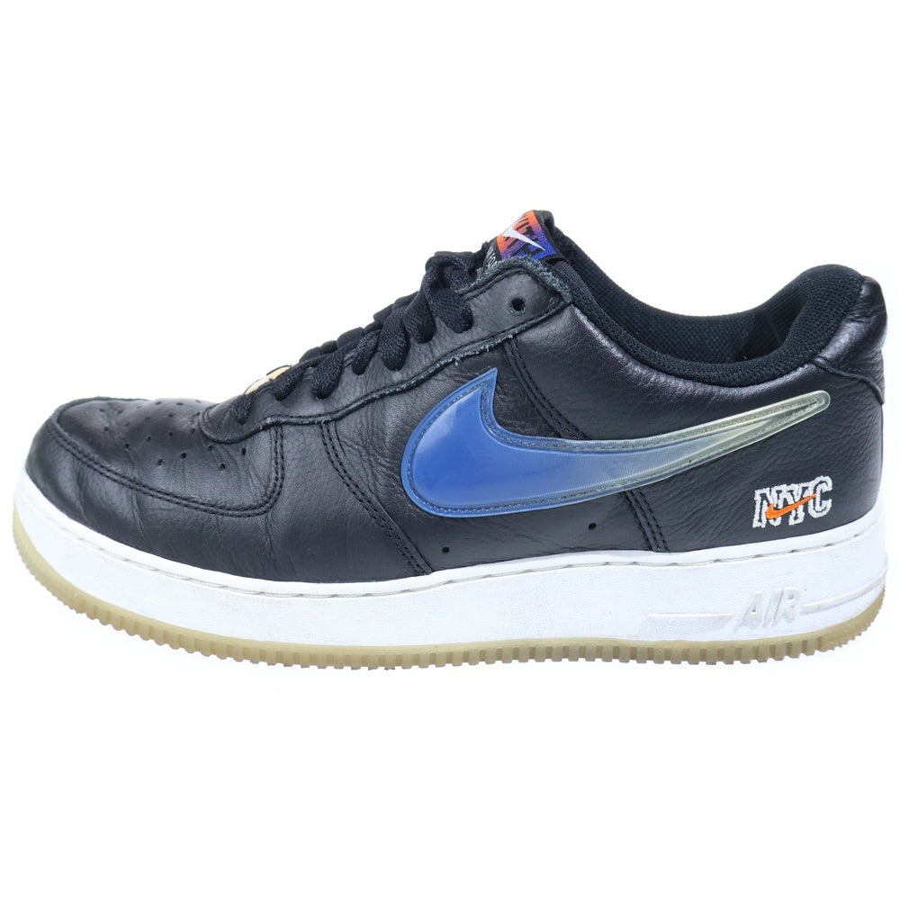 NIKE(ナイキ) ×KITH AIR FORCE 1 LOW NEW YORK KNICKS キス エアフォース1 ロー ニューヨーク ニックス ローカットスニーカー ブラック US10/28cm CZ7928-001 CZ7928-001 箱