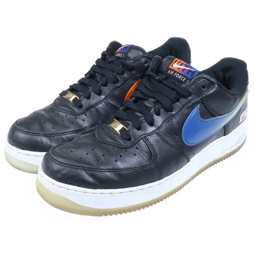 NIKE(ナイキ) ×KITH AIR FORCE 1 LOW NEW YORK KNICKS キス エアフォース1 ロー ニューヨーク ニックス ローカットスニーカー ブラック US10/28cm CZ7928-001 CZ7928-001 箱