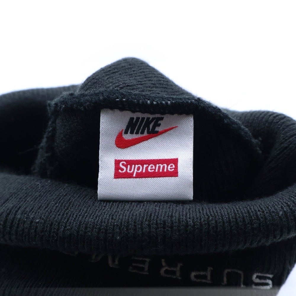 SUPREME(シュプリーム) 21SS ×NIKE Snakeskin Beanie ナイキ スネークスキン ビーニー ニット帽 帽子 ブラック DD1536-010 DD1536-010