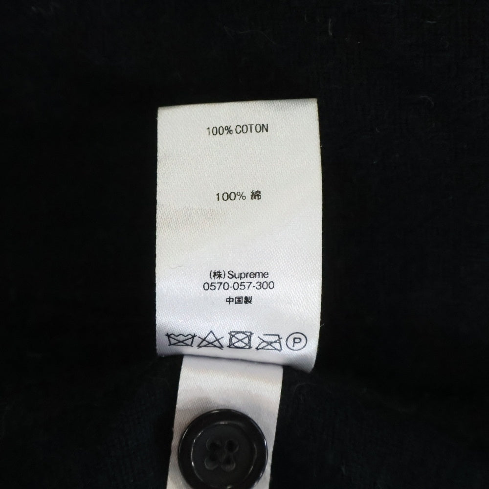 SUPREME(シュプリーム) 20SS Embroiderd S/S Shirt エンブロイダリー キューバ 半袖シャツ ブラック