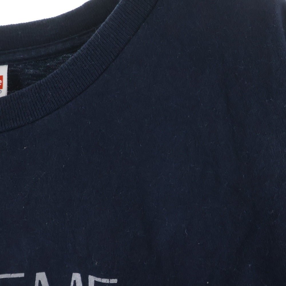SUPREME(シュプリーム) 20SS Anno Domini Tee アノ ドミニ フロントロゴプリント クルーネック半袖Tシャツ カットソー ネイビー