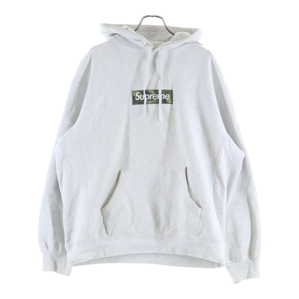 SUPREME(シュプリーム) 23AW Box Logo Hooded Sweatshirt Camo ボックスロゴ フーディーパーカー グレー