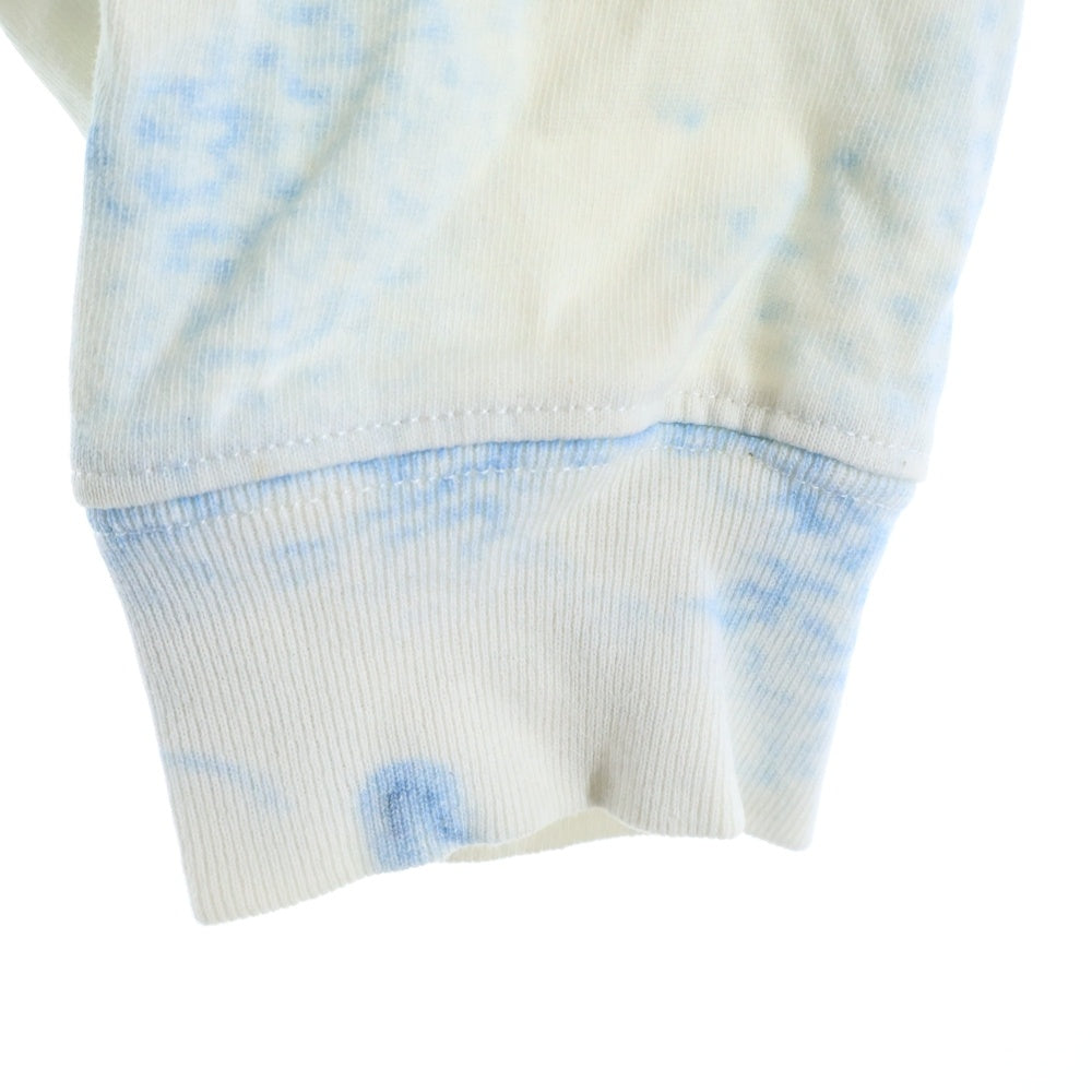 KITH(キス) Spilit Tee スピリット 長袖Tシャツ ロンT ホワイト/ライトブルー KHM030365
