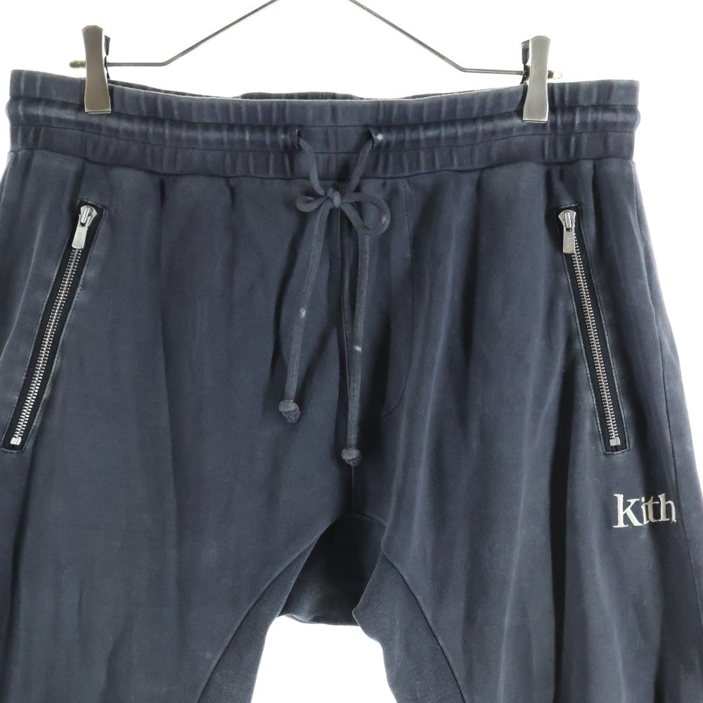 KITH(キス) Bleecker Crystal Wash Sweat Pant ウォッシュ加工 スウェットパンツ グレー KH6328