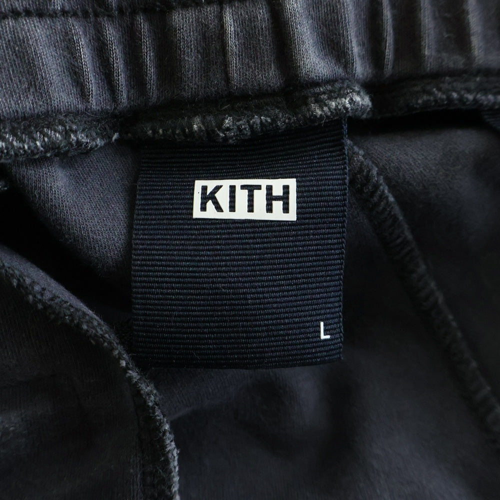 KITH(キス) Bleecker Crystal Wash Sweat Pant ウォッシュ加工 スウェットパンツ グレー KH6328