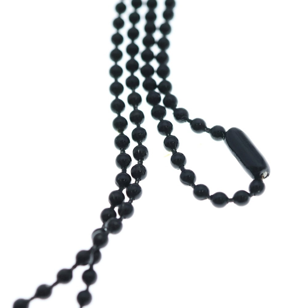 CHROME HEARTS(クロムハーツ) RUBBER CH CRS SML スモールCHクロス ラバーネックレス シリコン ブラック BCA306