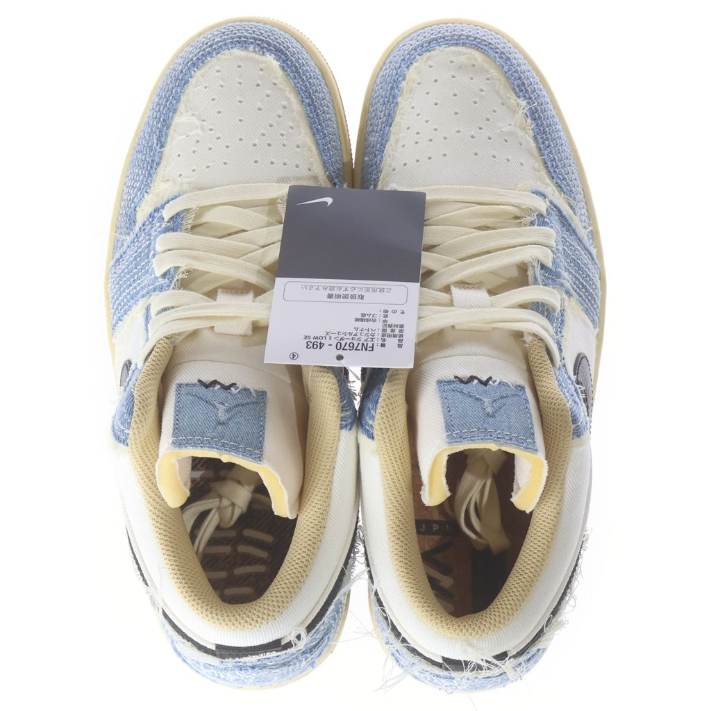 NIKE(ナイキ) AIR JORDAN 1 LOW SE World Make Japan エア ジョーダン 1 ワールド メイク ジャパン ローカットスニーカー US9/27cm ホワイト/インディゴ FN7670-493