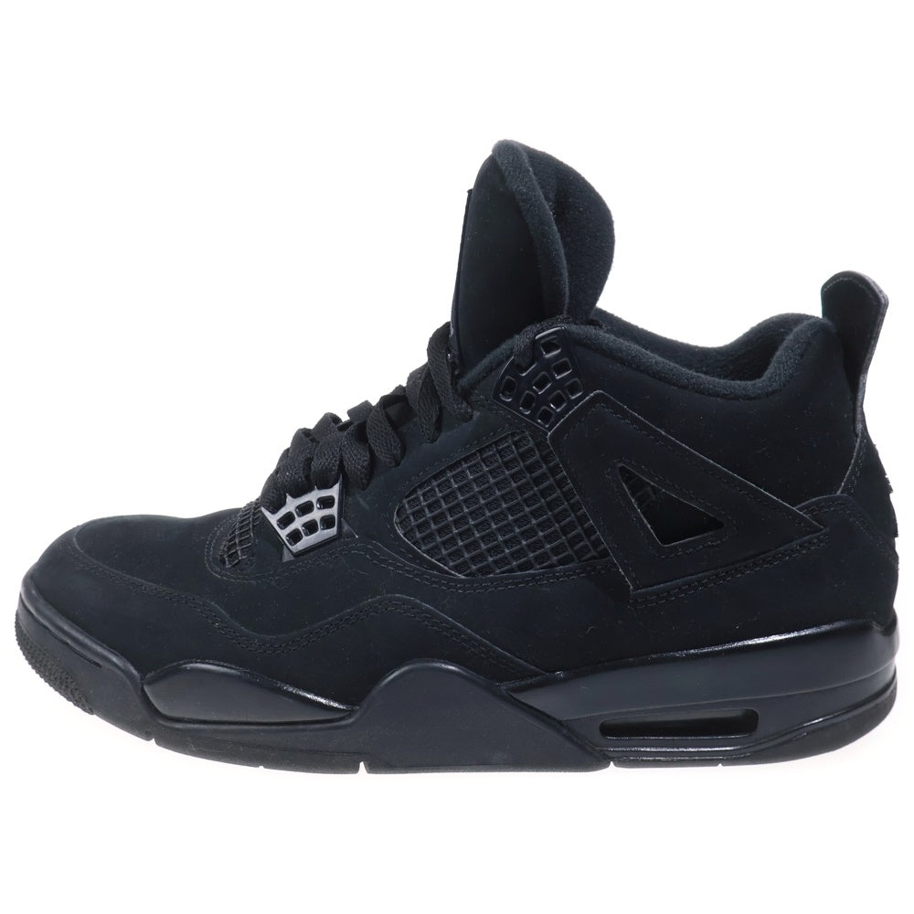 NIKE(ナイキ) AIR JORDAN 4 BLACK CAT エアジョーダン4 ブラックキャット ハイカットスニーカー ブラック US9.5/27.5cm CU1110-010