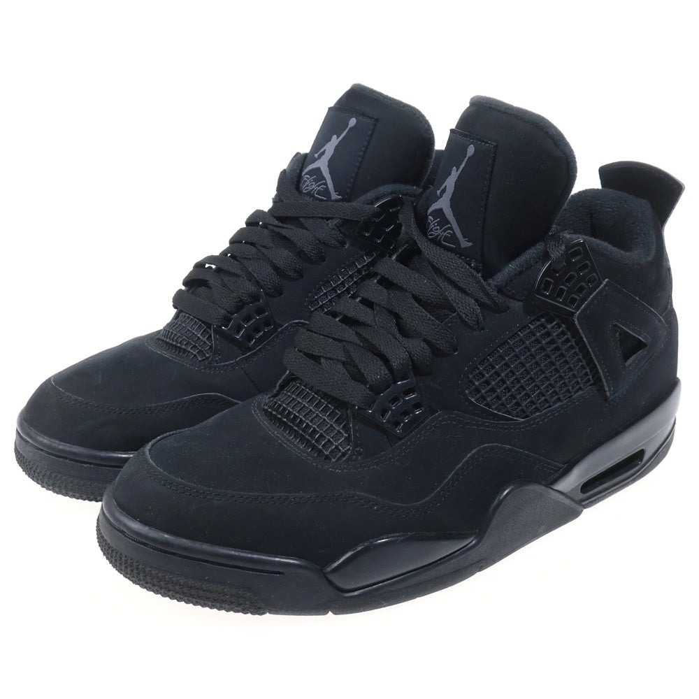 NIKE(ナイキ) AIR JORDAN 4 BLACK CAT エアジョーダン4 ブラックキャット ハイカットスニーカー ブラック US9.5/27.5cm CU1110-010