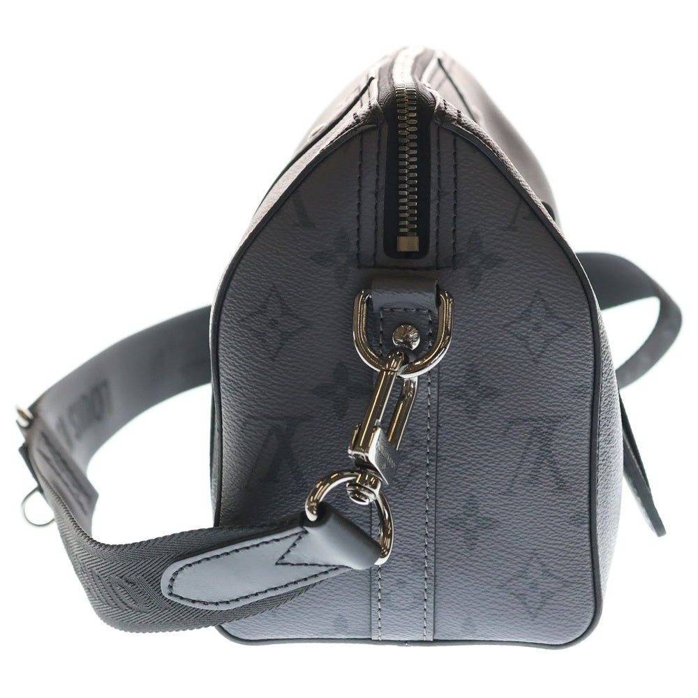 LOUIS VUITTON(ルイヴィトン) モノグラムエクリプス シティキーポル ショルダーバッグ ブラック PVCレザー RFID M45936 レディース