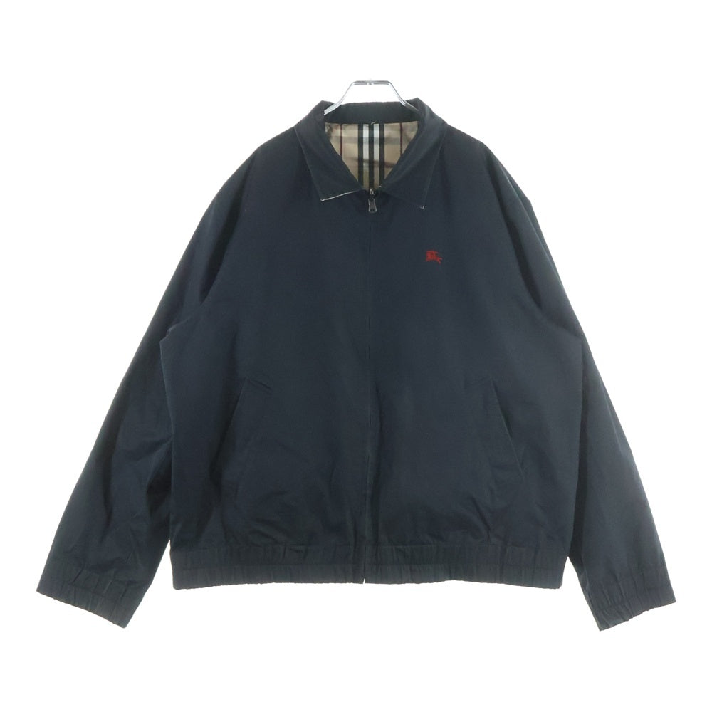 BURBERRY LONDON(バーバリーロンドン) リバーシブル ノバチェック ジップアップブルゾン ブラック/ベージュ レディース